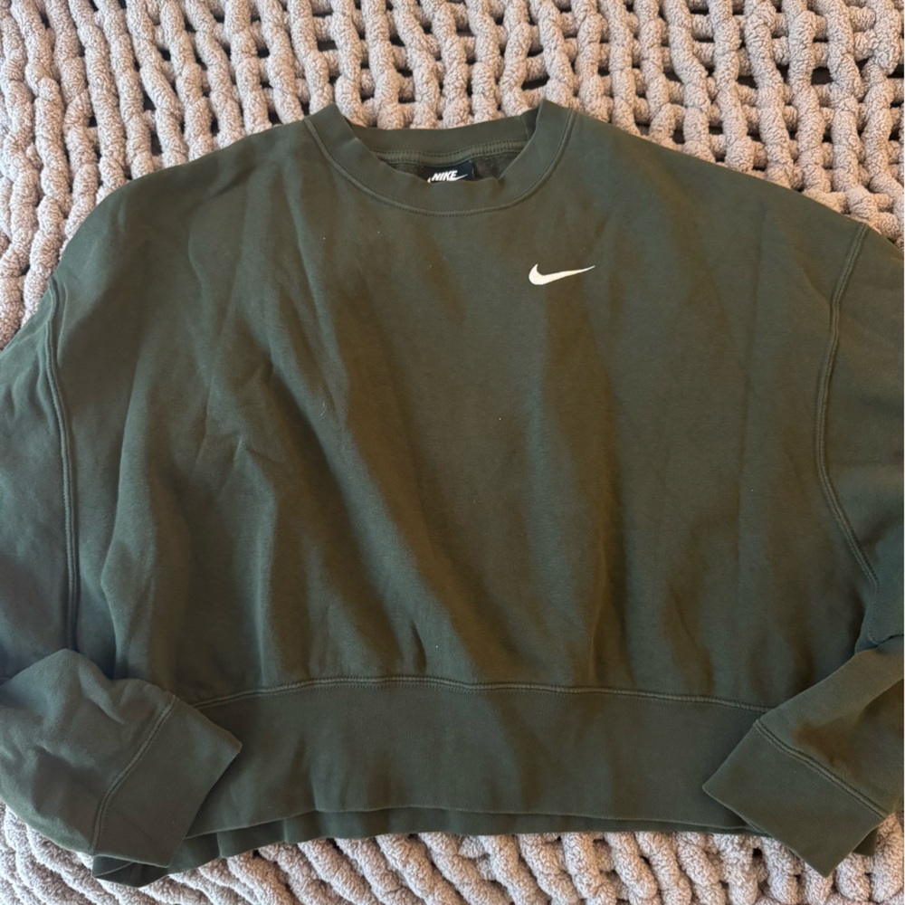 Nike Olive Crewneck Sweatshirt